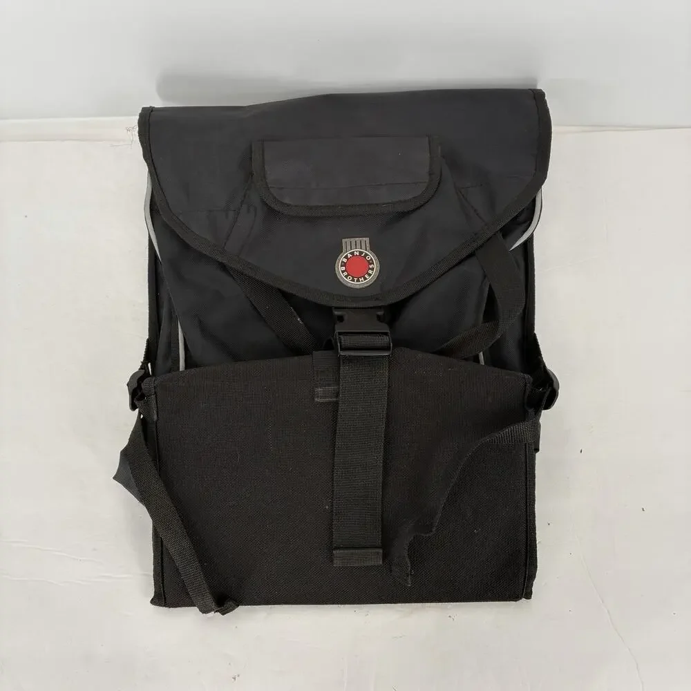 Banjo Brothers Grocery Pannier Folding Bike Bag Black Bicycle Shoulder Tote